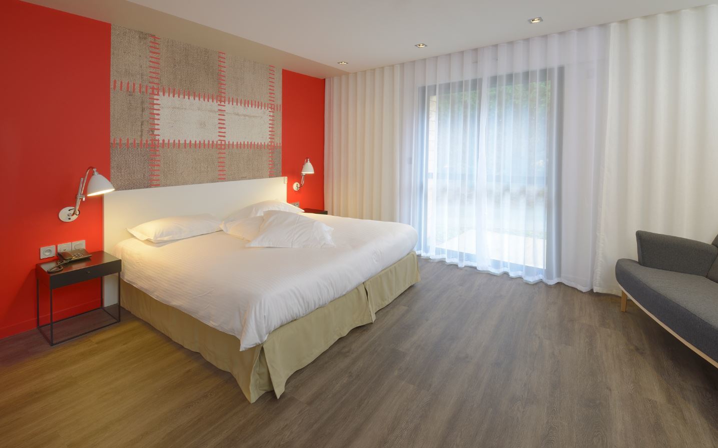 Logis Domaine Du Moulin Cavier Hotel Avrillé Eksteriør billede